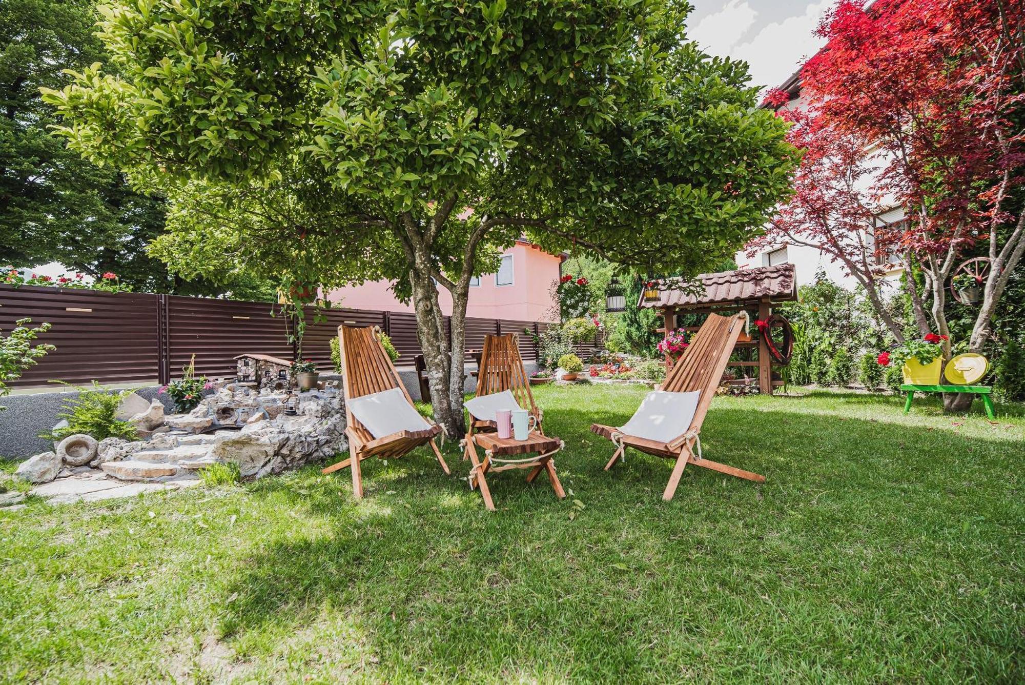 Gotar Apartment With Garden Kobarid Bagian luar foto