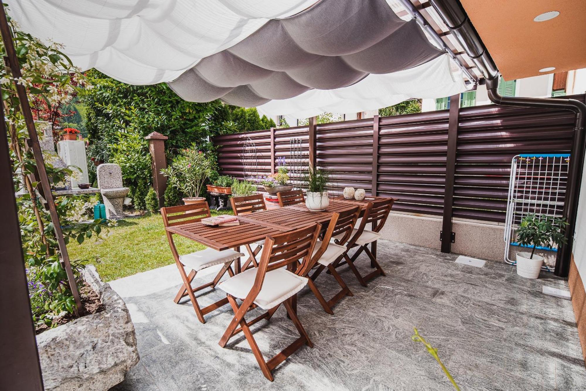 Gotar Apartment With Garden Kobarid Bagian luar foto